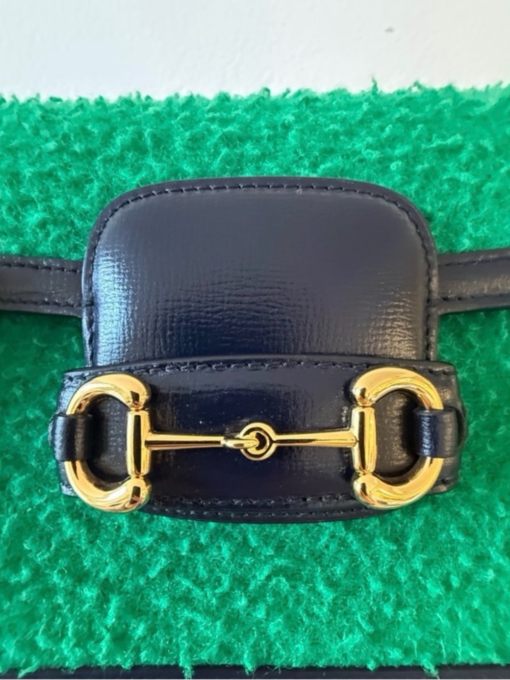 Gucci Casy Wool Azalea Calfskin Mini Horsebit 1955 Handbag NEW - Picture 14 of 16